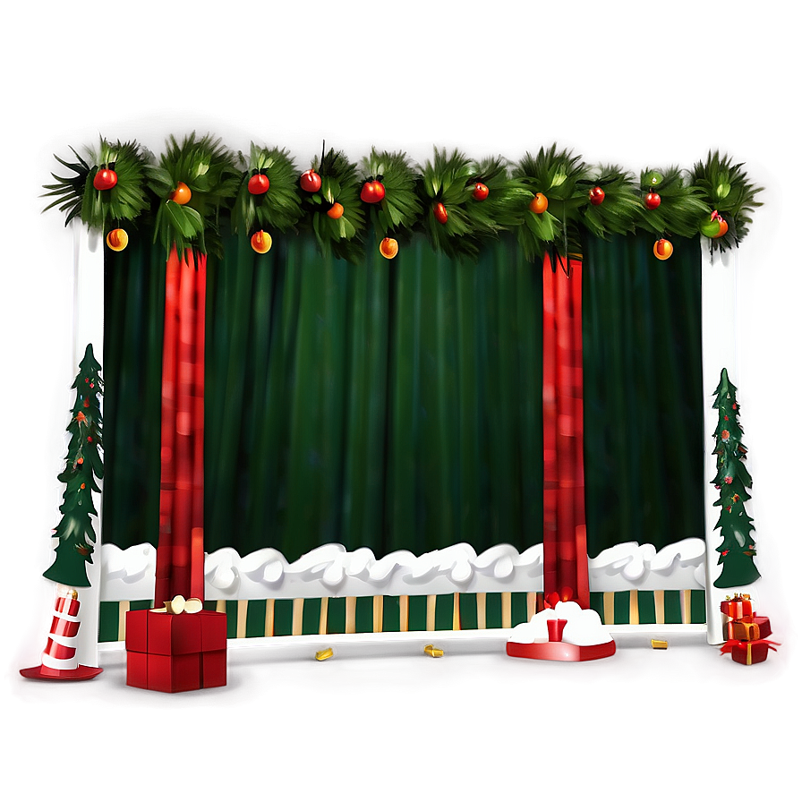 Holiday Photo Booth Decorations Png Uer8 PNG Image