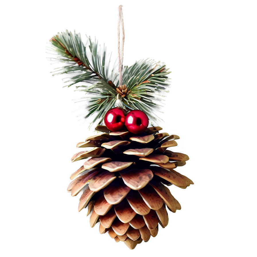 Holiday Pinecone Crafts Png 06122024 PNG Image