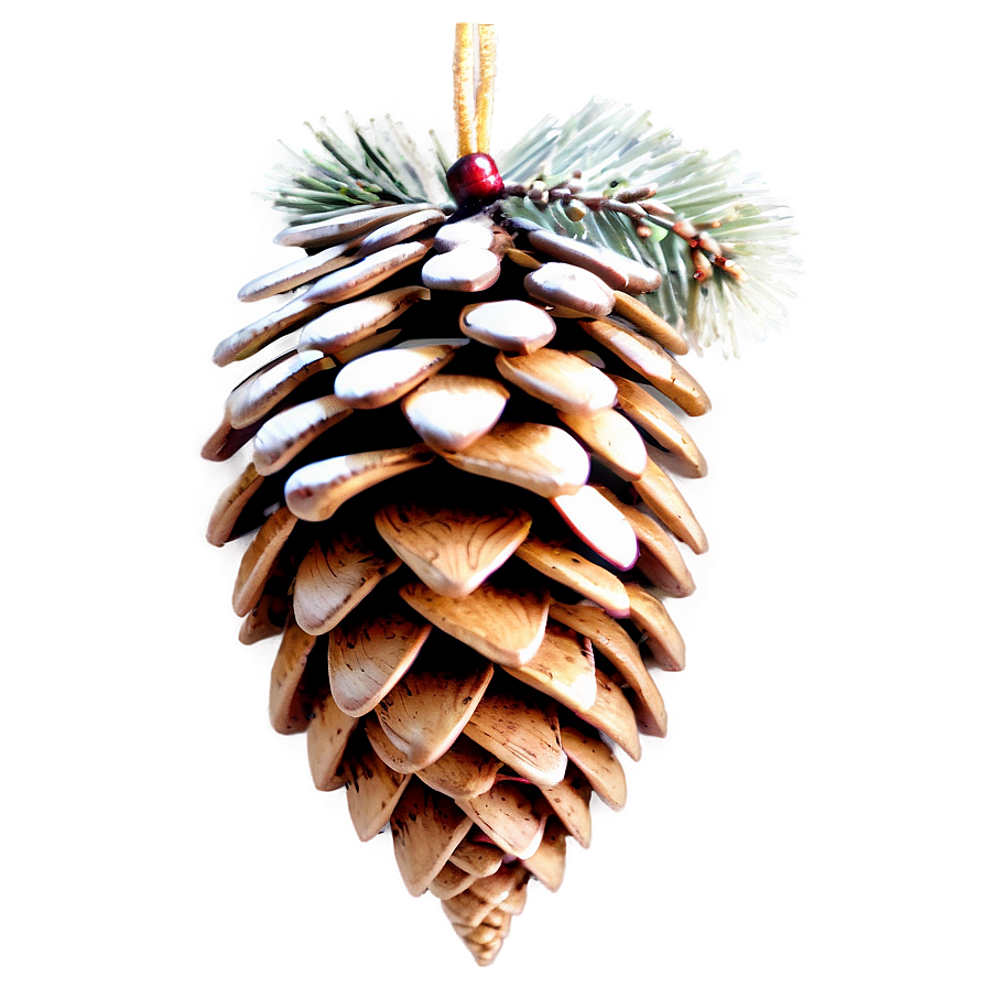 Holiday Pinecone Crafts Png Sva41 PNG Image