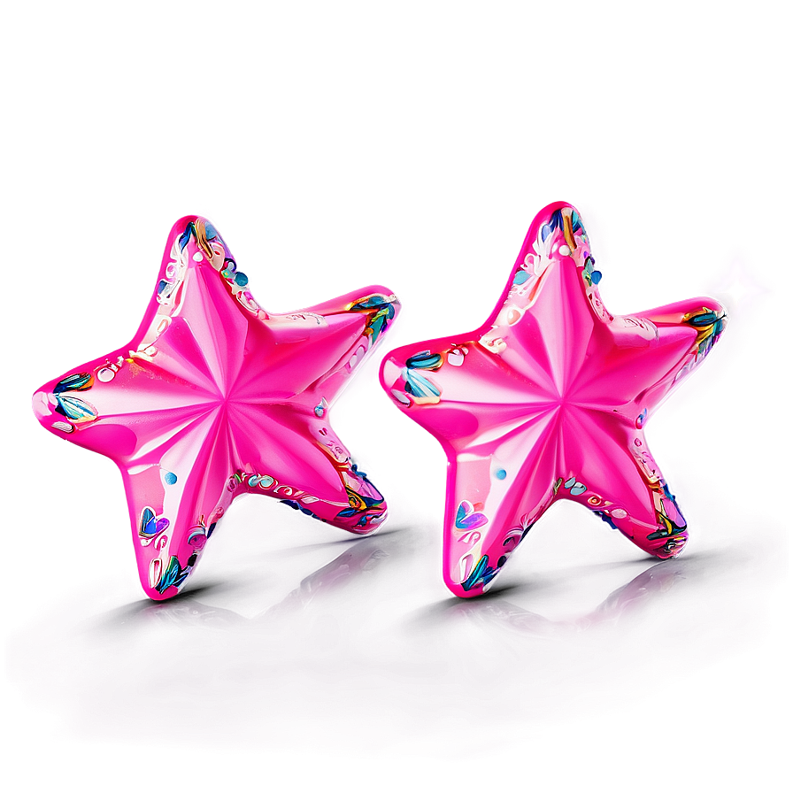 Holiday Pink Stars Png Gig PNG Image