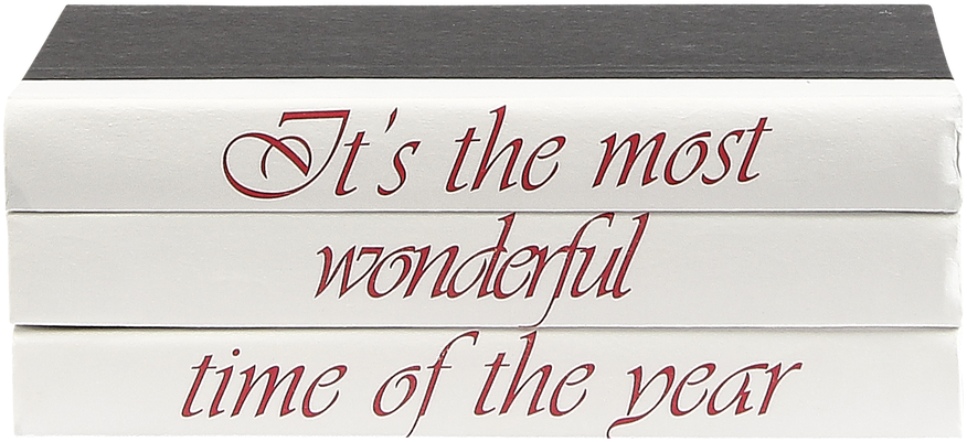 Holiday Season Decorative Books PNG Image