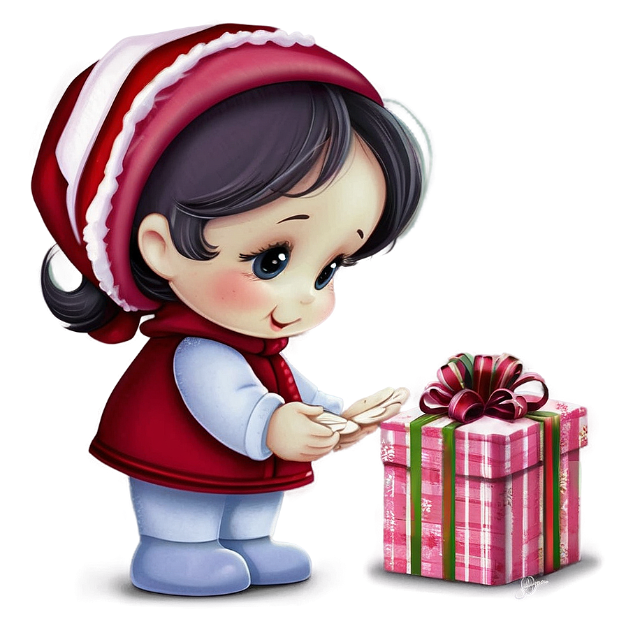 Holiday Themed Precious Moments Png Ufq PNG Image