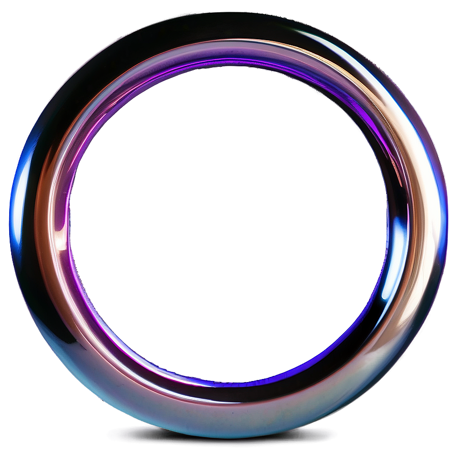 Hollow 3d Circle Icon Png Dbb PNG Image