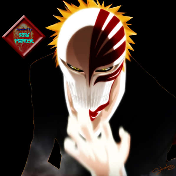 Hollow_ Ichigo_ Portrait_ Bleach PNG Image