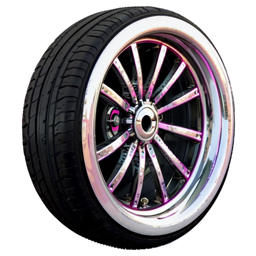 Hollow Spoke Car Wheel Png Kmx PNG Image