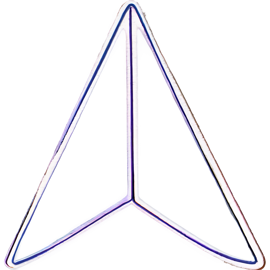 Hollow Triangle Outline Png 27 PNG Image