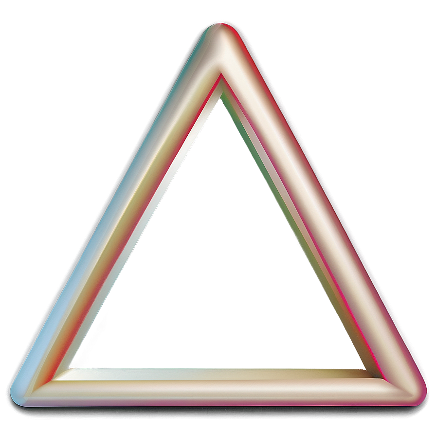 Hollow Triangle Outline Png Aix PNG Image