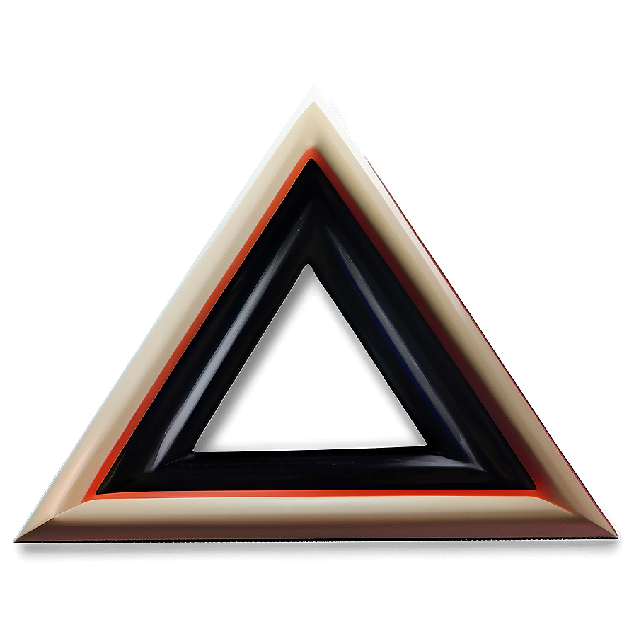 Hollow Triangle Outline Png Otw95 PNG Image