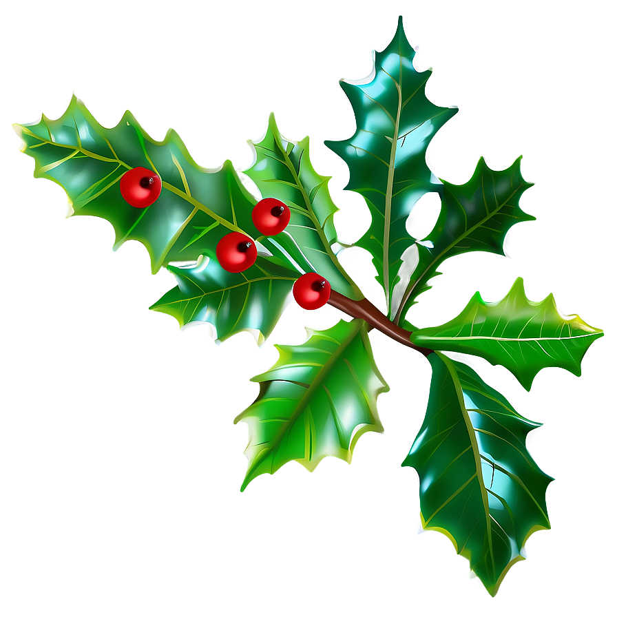 Holly Leaf Png Rjv PNG Image