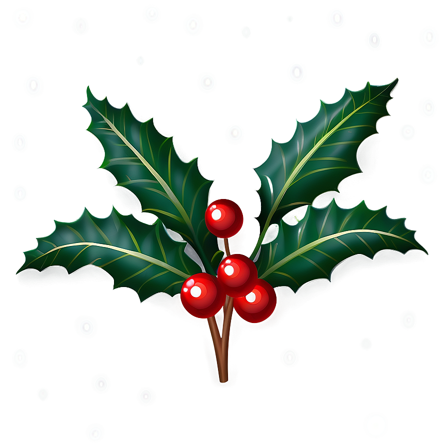 Holly Pattern Png Bgu PNG Image