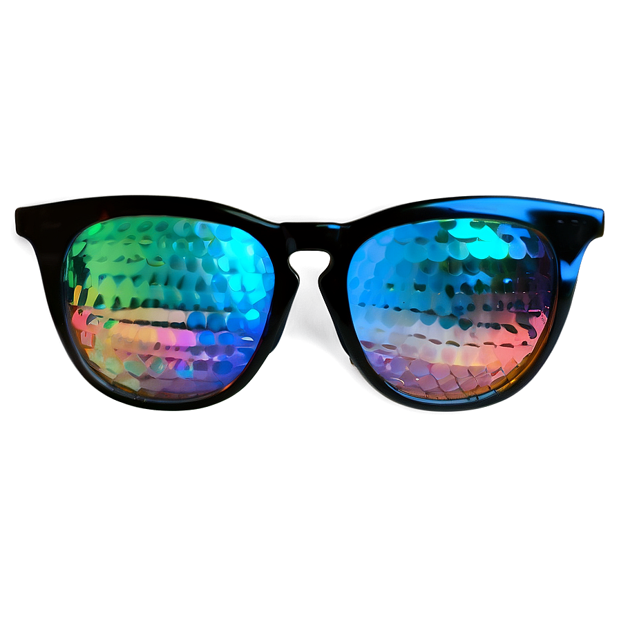 Holographic Glasses Png Jft PNG Image