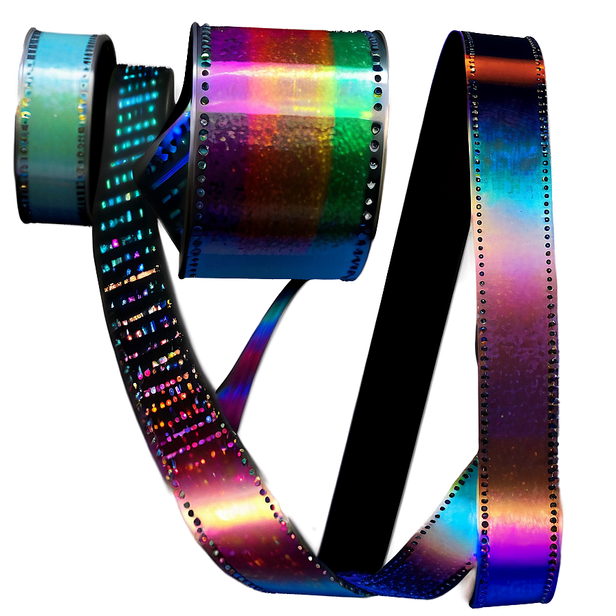 Holographic Ribbon Shine Png 06242024 PNG Image