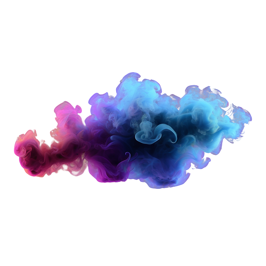 Holographic Smoke Effect Png Lqj PNG Image