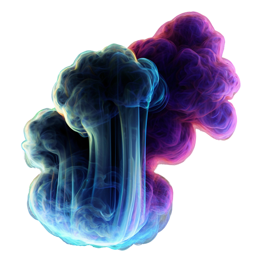 Holographic Smoke Effect Png Xpc PNG Image