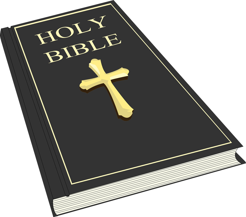 Holy Biblewith Cross PNG Image