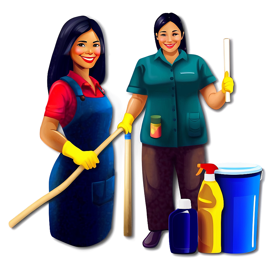 Home Cleaner Woman Png 06292024 PNG Image