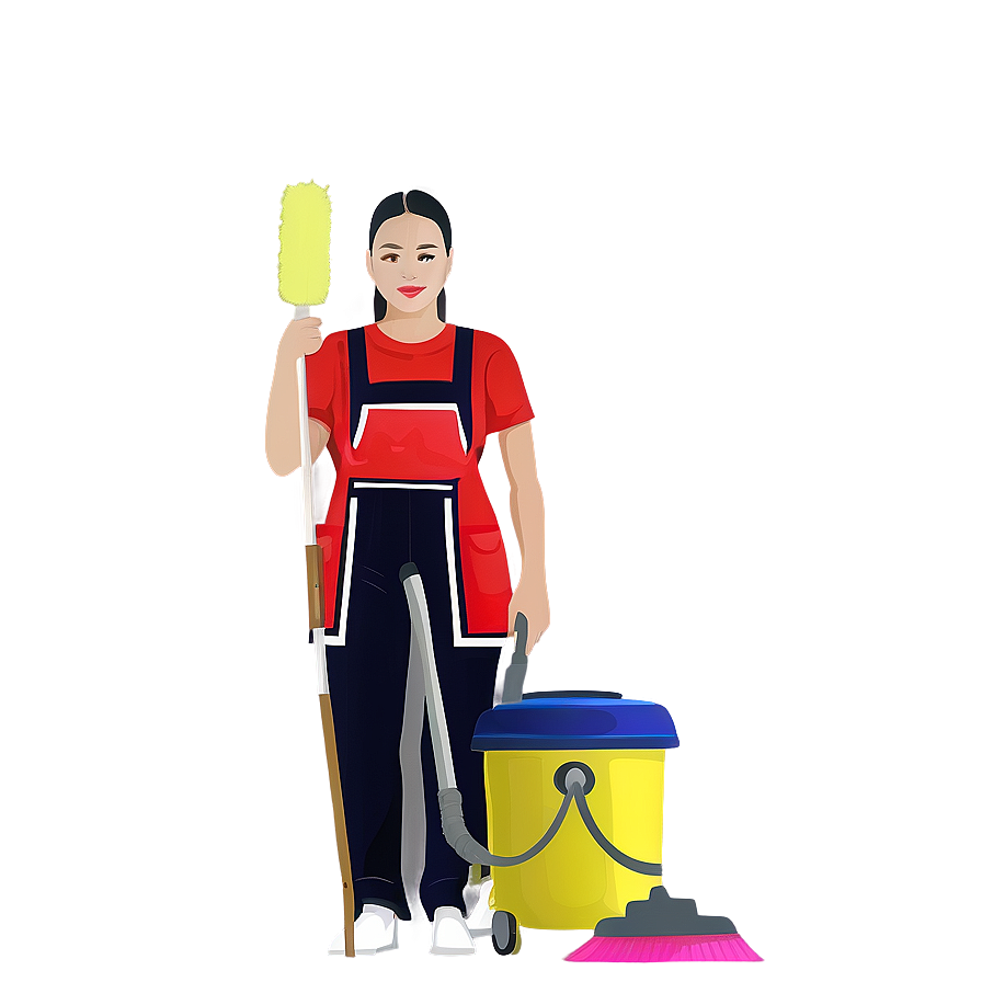 Home Cleaner Woman Png Eru26 PNG Image