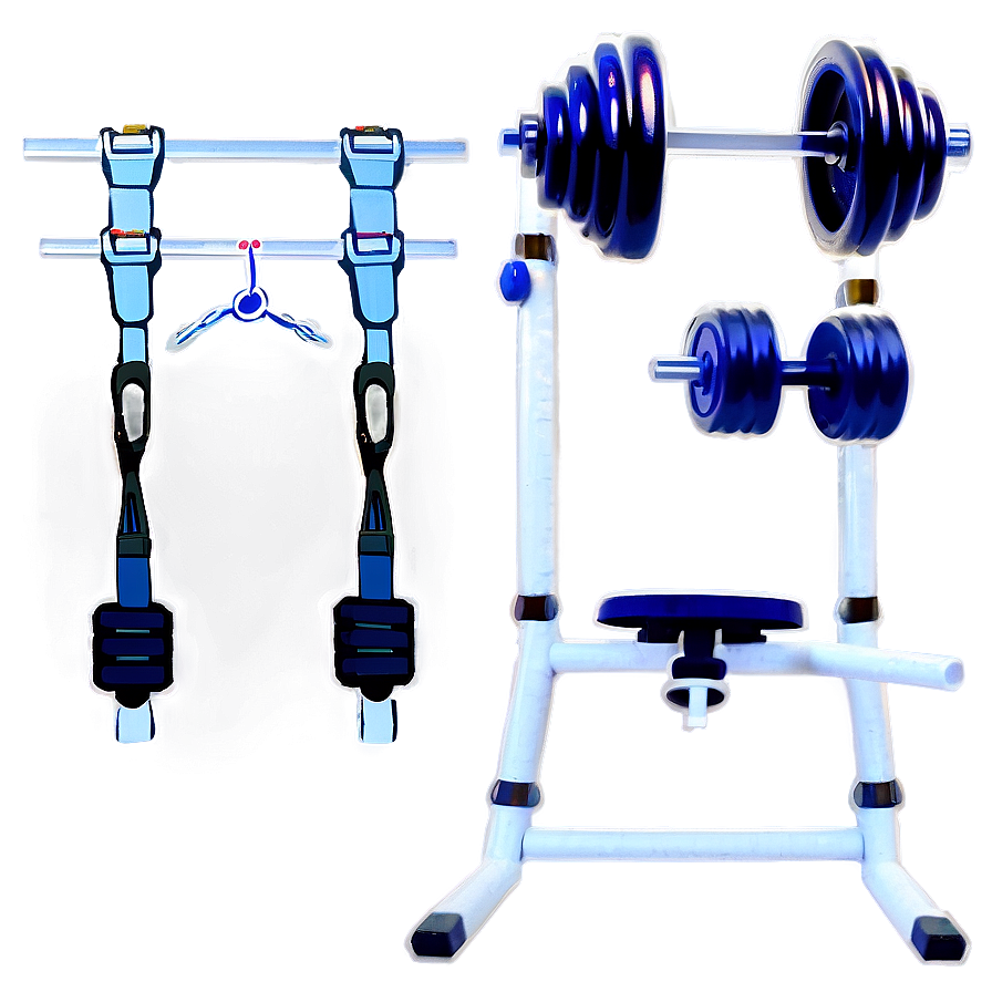 Home Gym Setup Png Sft PNG Image