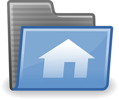 Home Icon Folder Design PNG Image