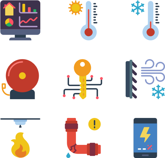 Home Maintenance Vector Icons PNG Image