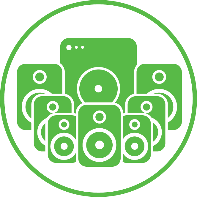 Home Theater Speaker System Icon PNG Image