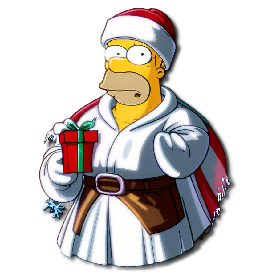 Homer Simpson Christmas Cheer Png 21 PNG Image