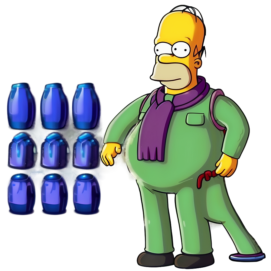 Homer Simpson Fatherly Love Png Ijh PNG Image