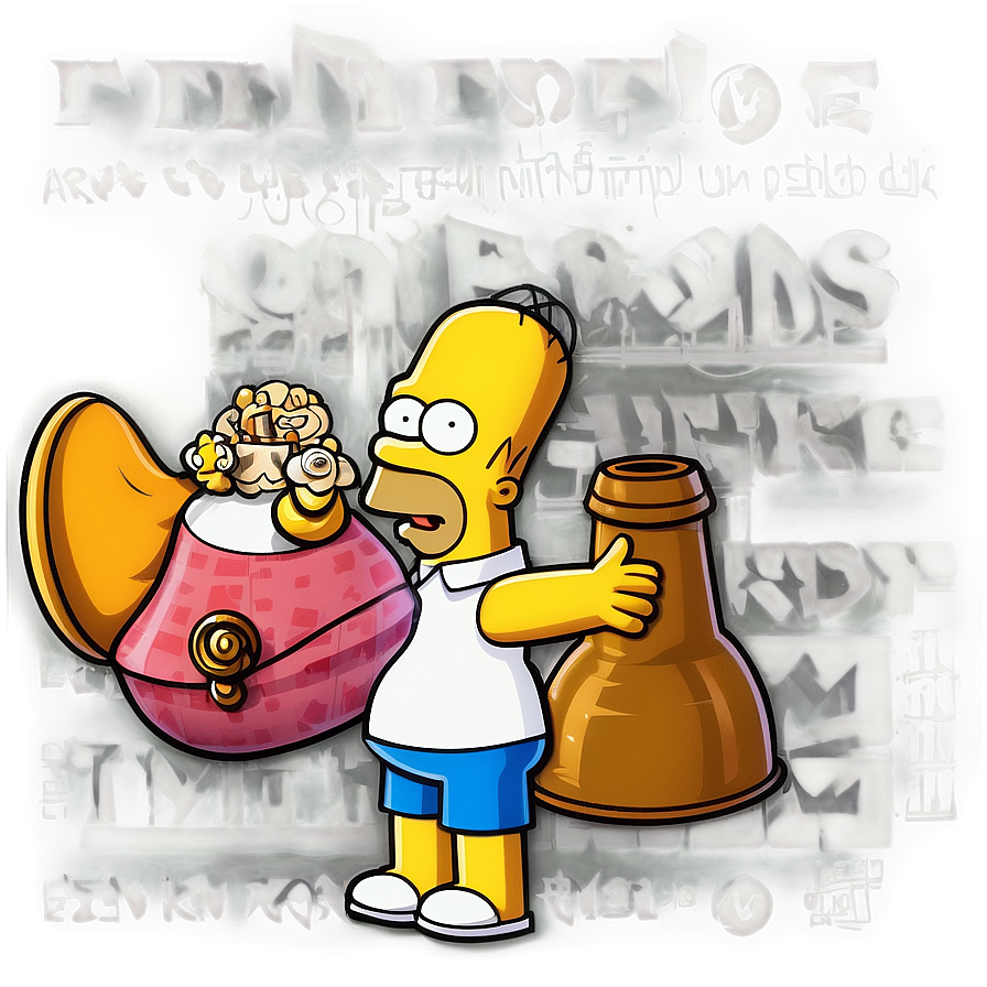 Homer Simpson Friendship Bonds Png 31 PNG Image