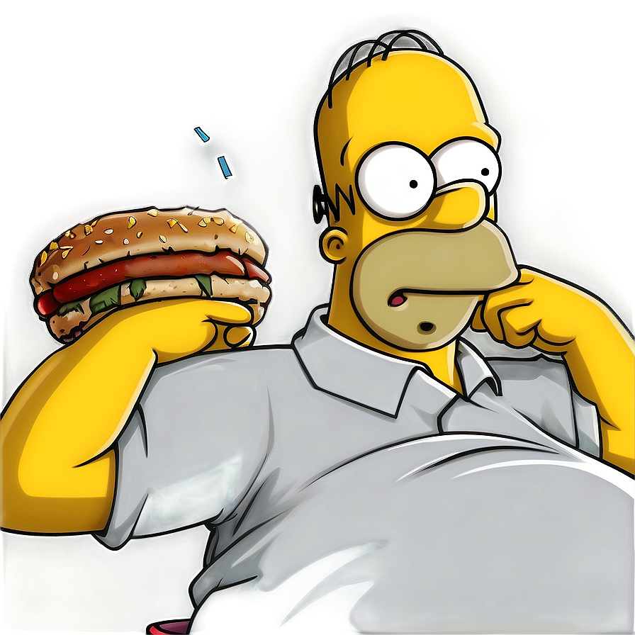 Homer Simpson Lazy Sunday Png Ijj PNG Image