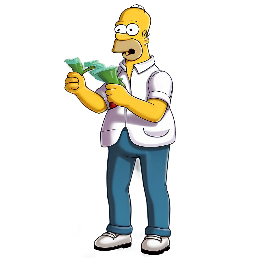 Homer Simpson Loving Husband Png 88 PNG Image