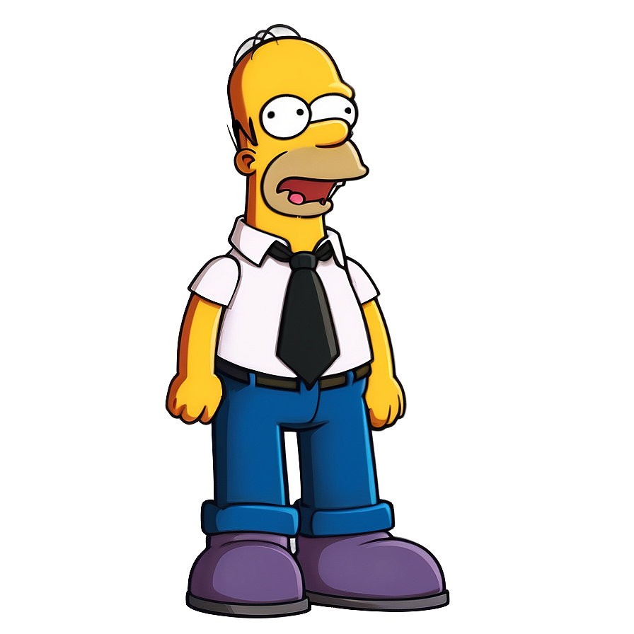 Homer Simpson Mischievous Grin Png 35 PNG Image