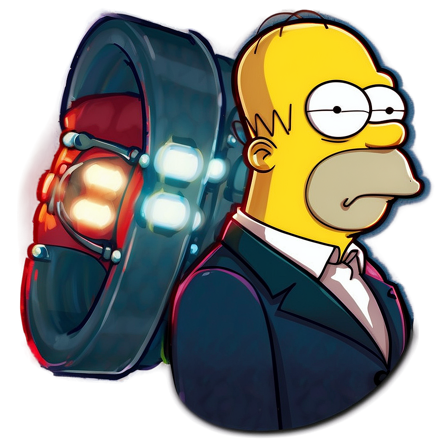 Homer Simpson Mischievous Grin Png Hag15 PNG Image