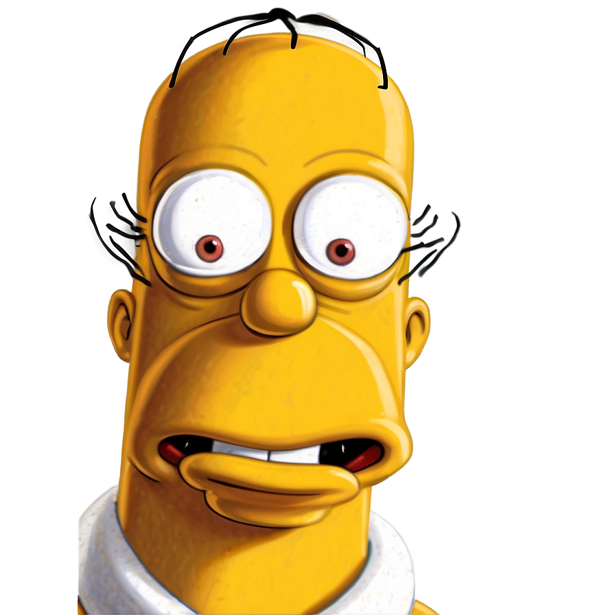 Homer Simpson Mischievous Grin Png Hdy76 PNG Image