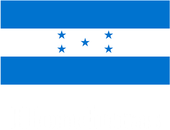 Honduras Flagand Name PNG Image