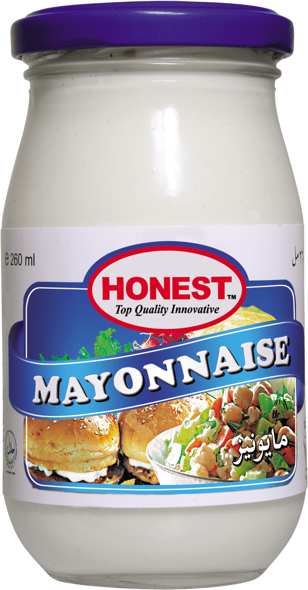 Honest Mayonnaise Jar260ml PNG Image