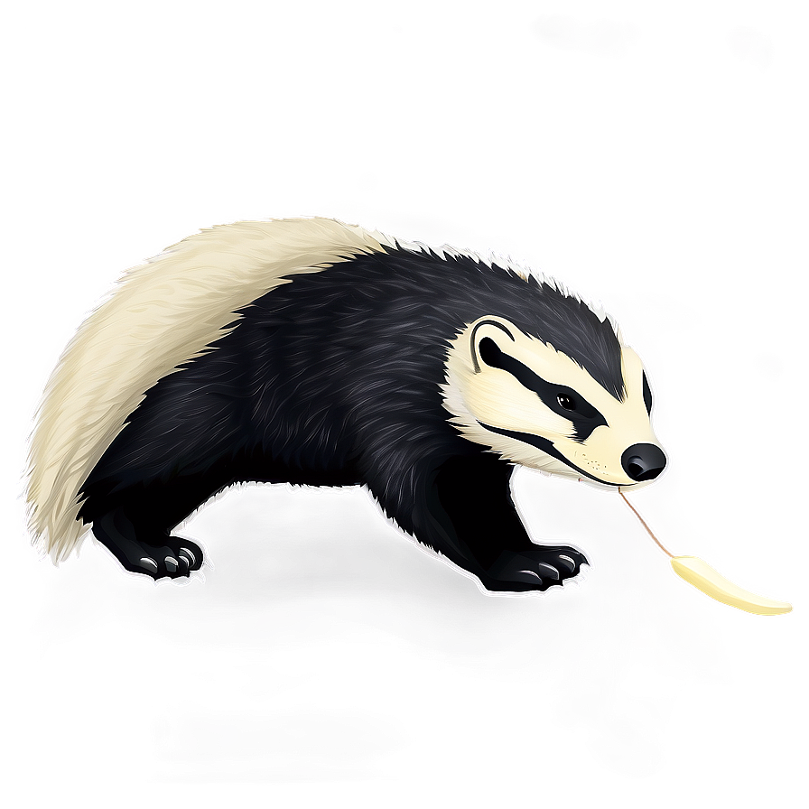 Honey Badger Black And White Png Fhw73 PNG Image