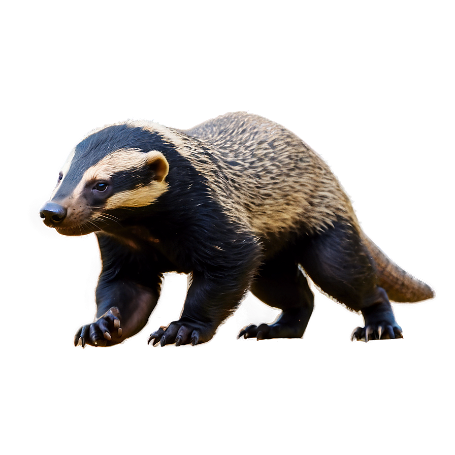 Honey Badger Dynamic Pose Png Xam90 PNG Image