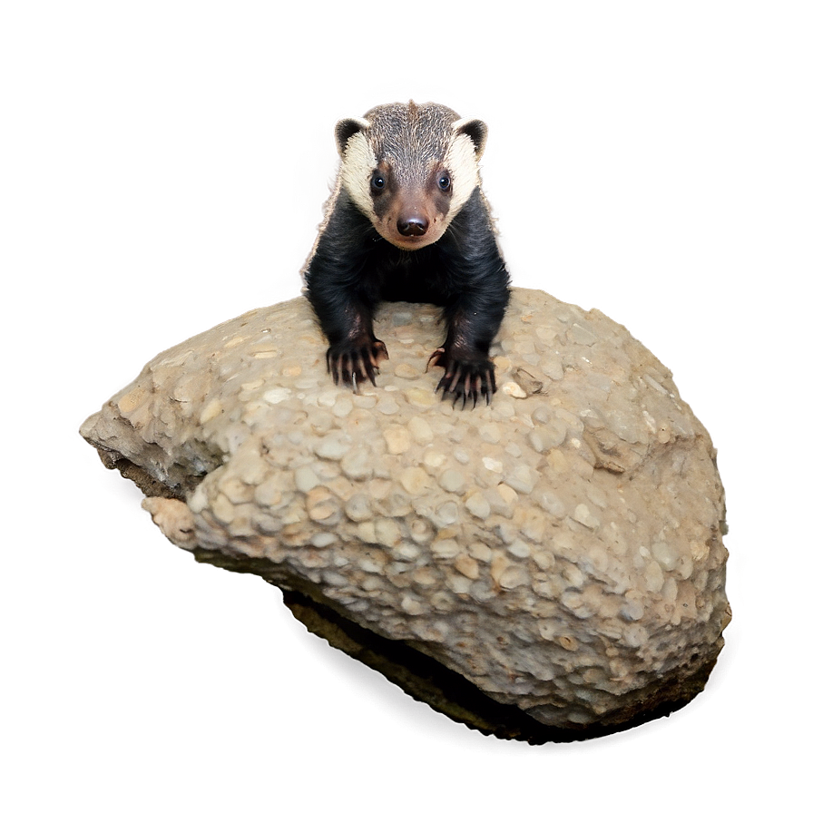 Honey Badger With Cubs Png Xvr PNG Image