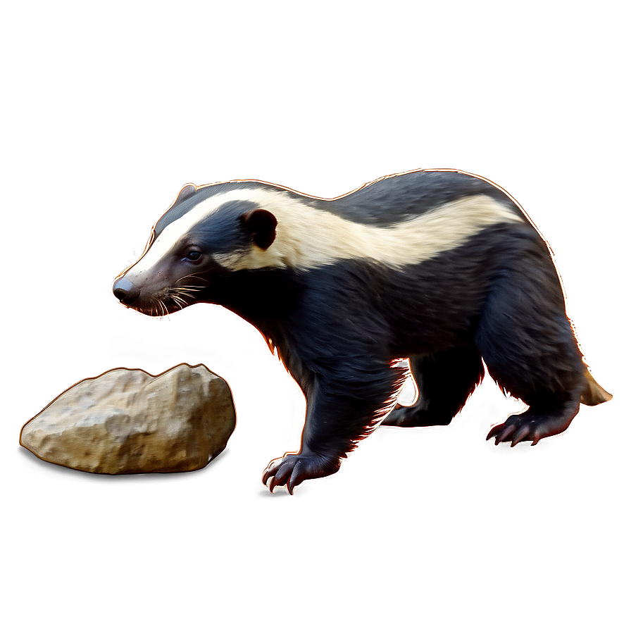 Honey Badger With Prey Png 06252024 PNG Image