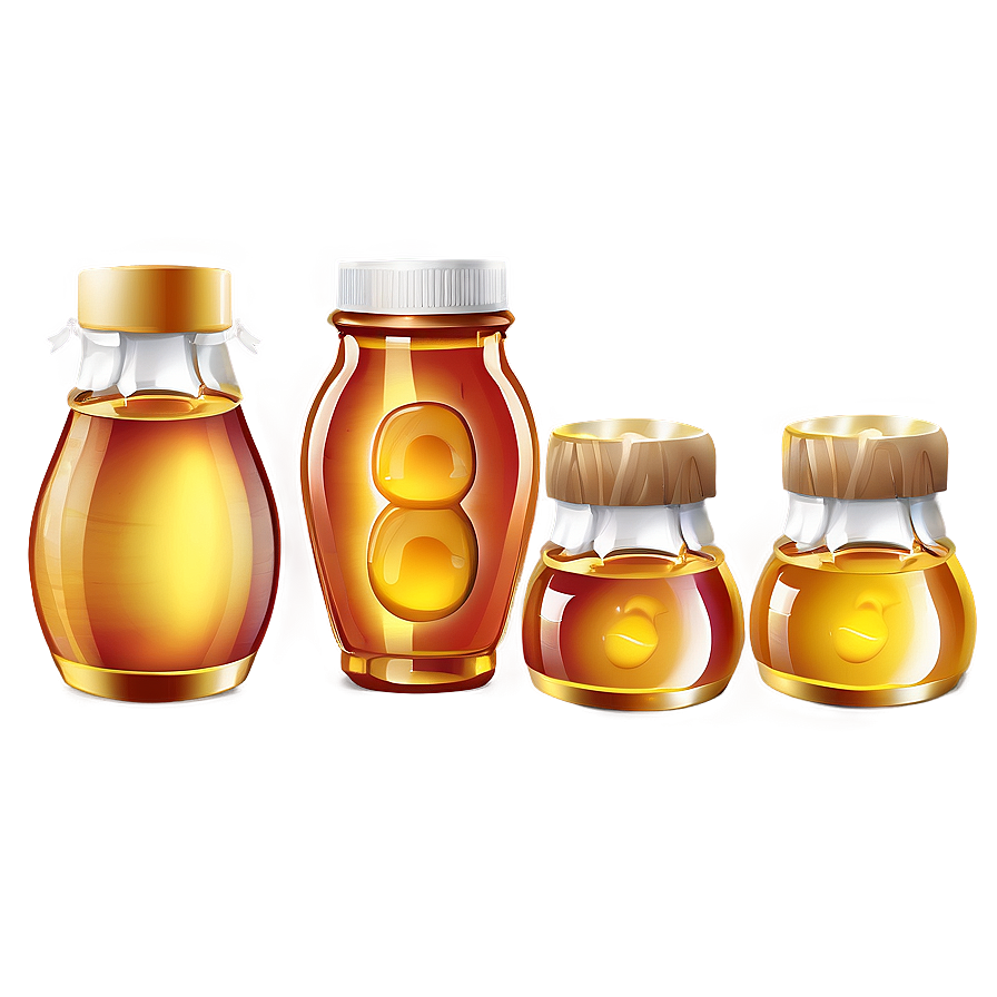 Honey Jar Collection Png Rof PNG Image