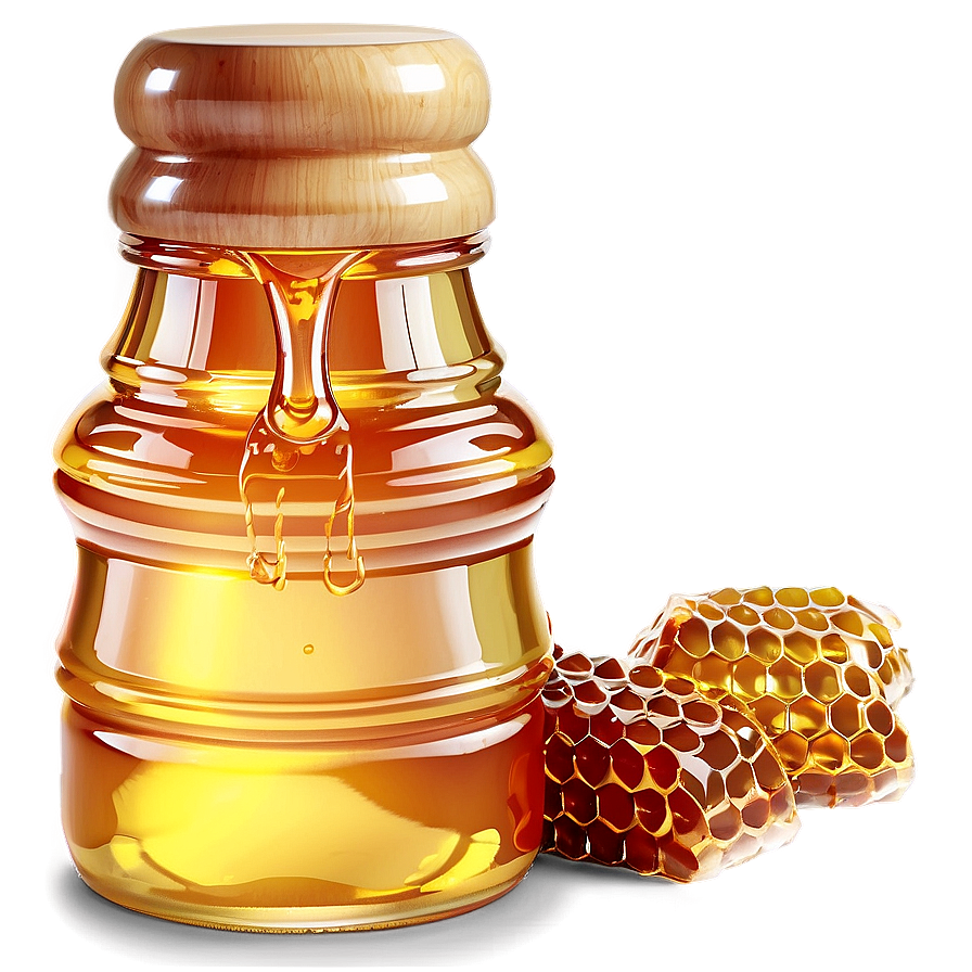 Honey Jar In Sunlight Png 06212024 PNG Image