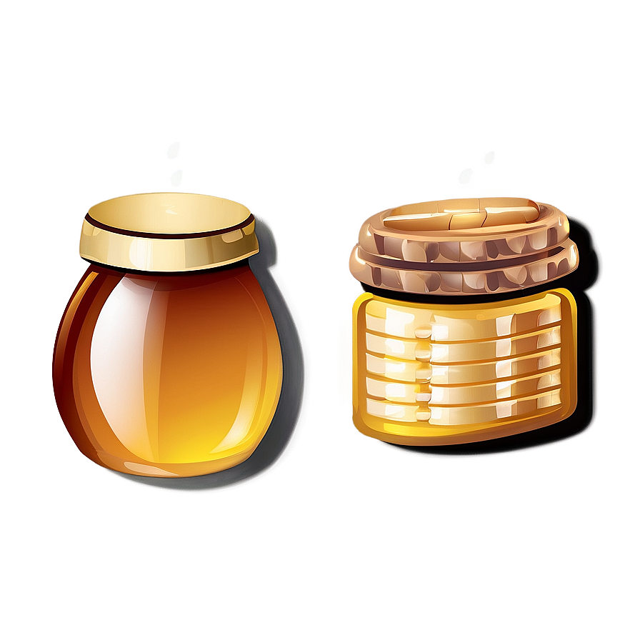 Honey Jar Vector Png 15 PNG Image