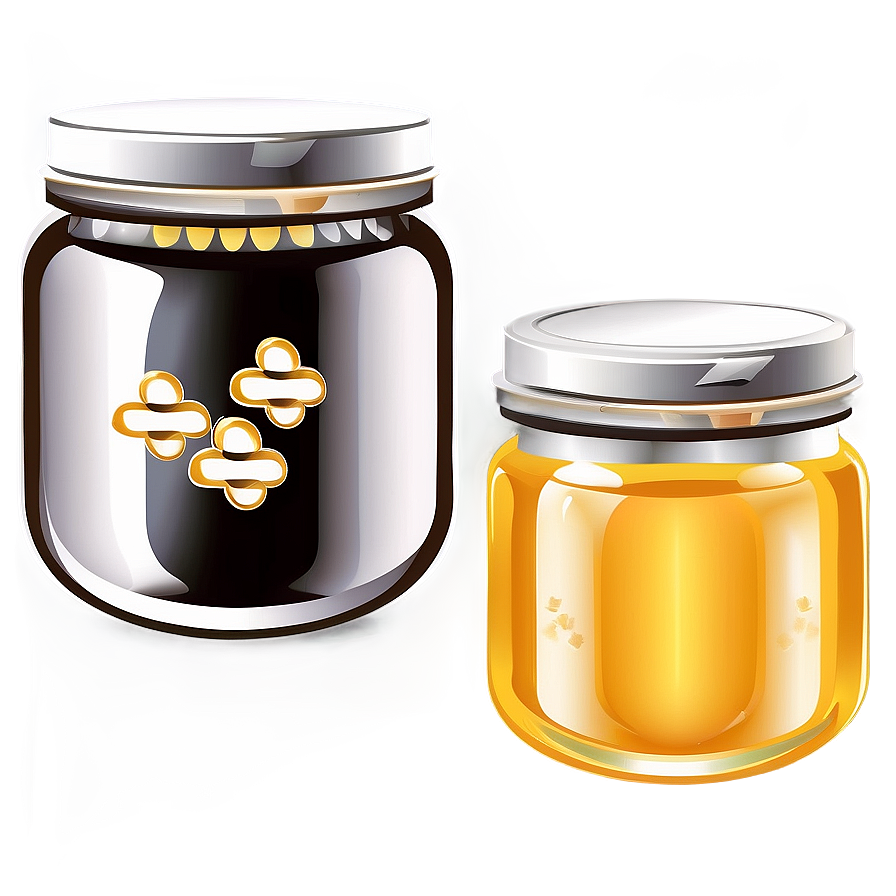 Honey Jar Vector Png 91 PNG Image