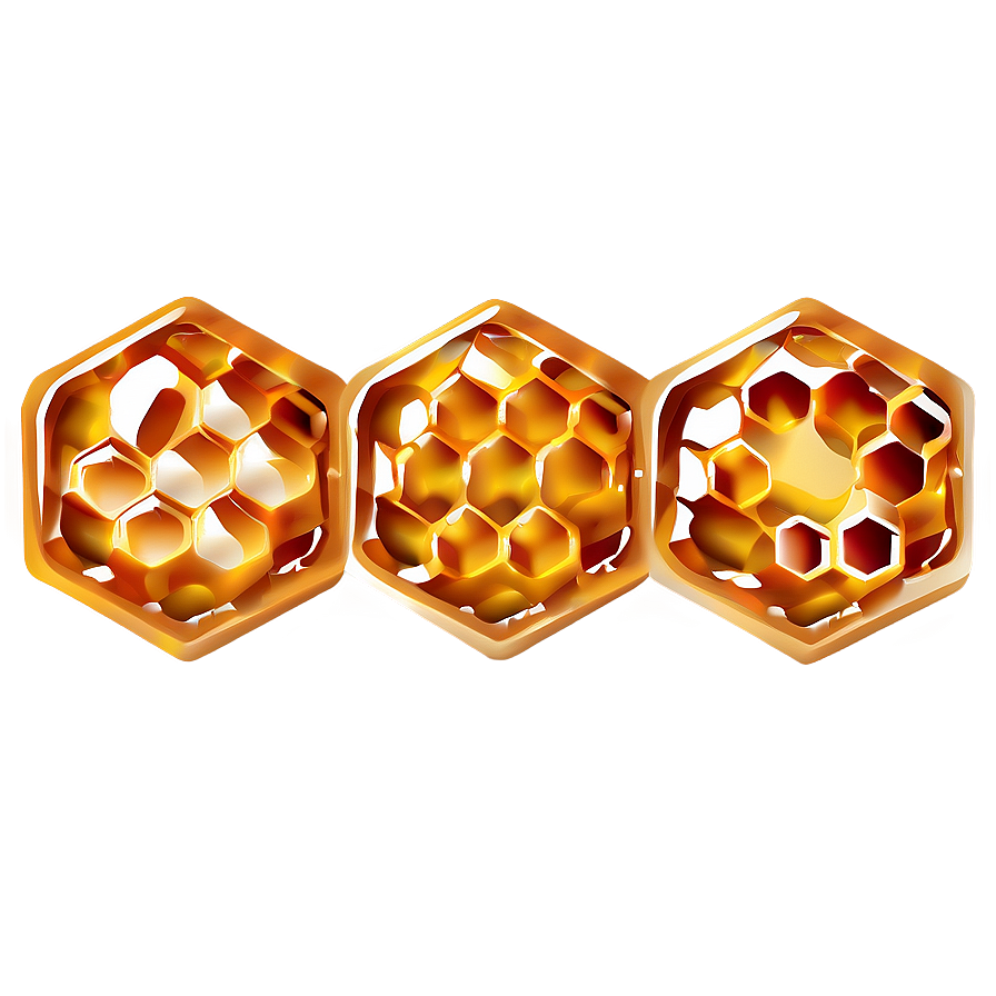 Honeycomb Pattern Illustration Png 06262024 PNG Image