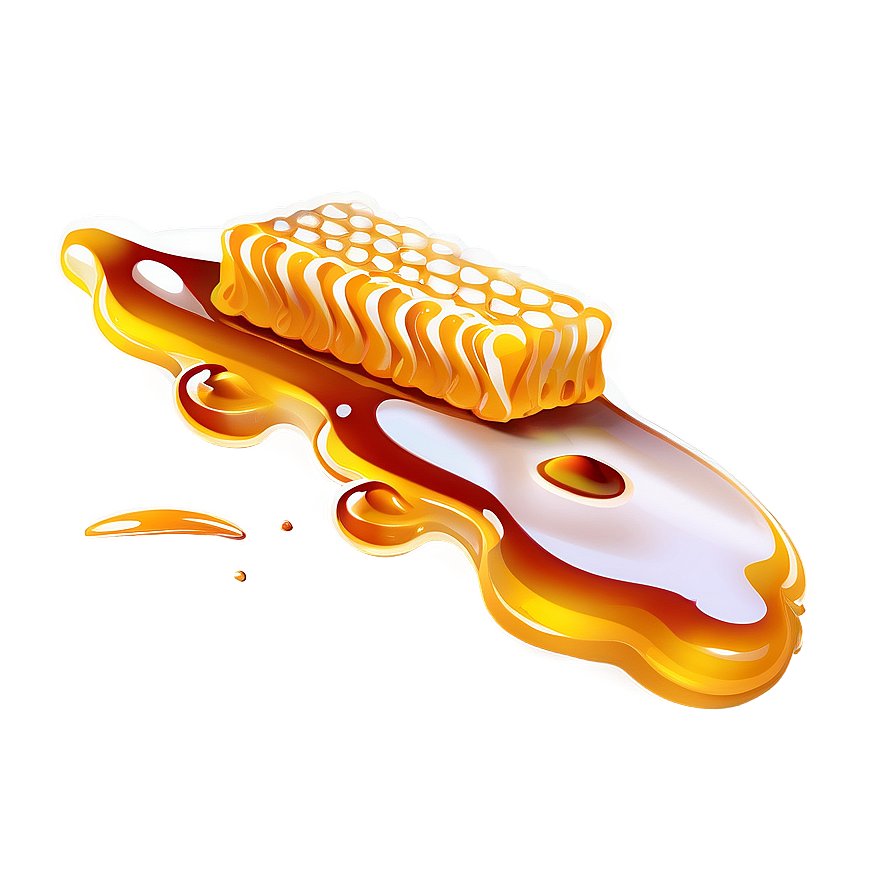 Honeycomb With Honey Png 05242024 PNG Image