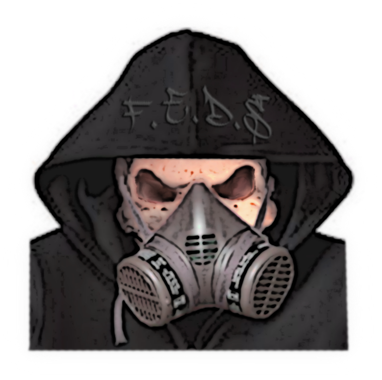 Hooded_ Figure_with_ Gas_ Mask PNG Image