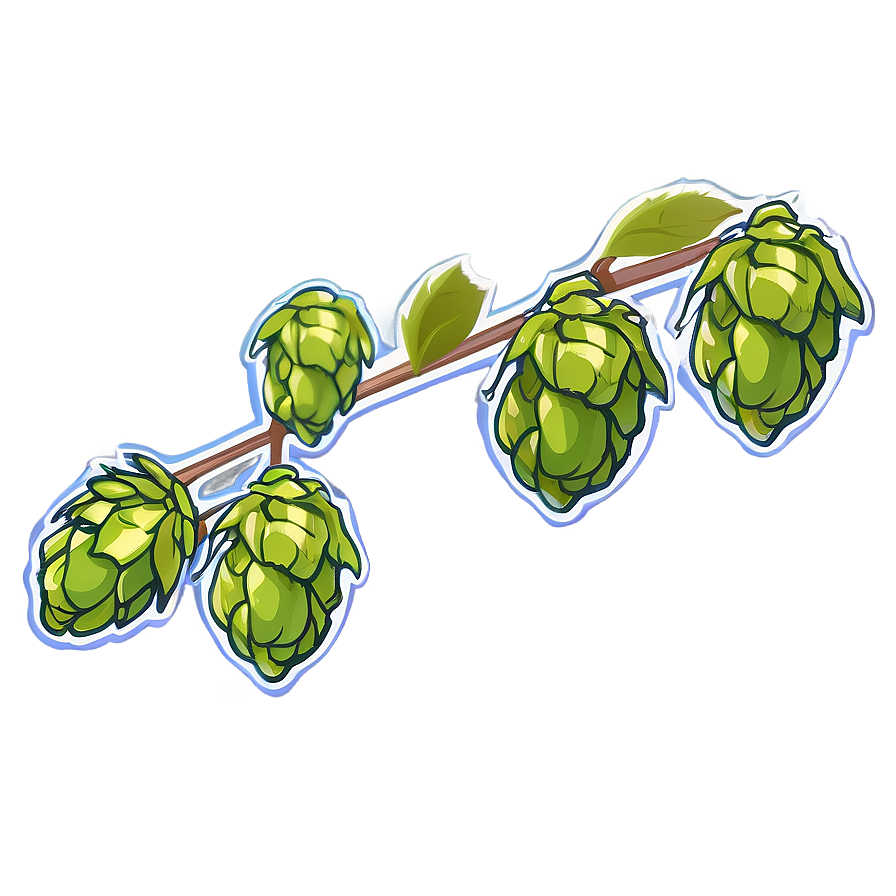 Hops Branch Sketch Png 47 PNG Image