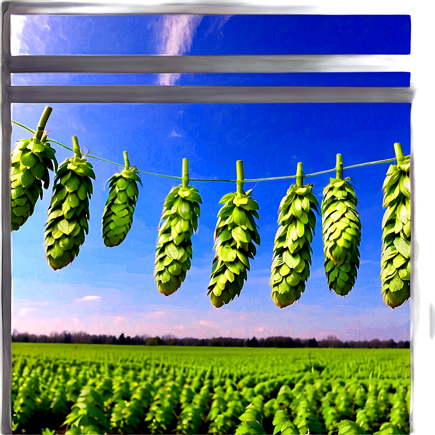 Hops Field Panorama Png Jlb PNG Image