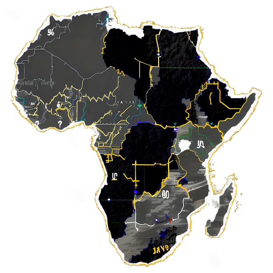 Horn Of Africa Map Png 6 PNG Image