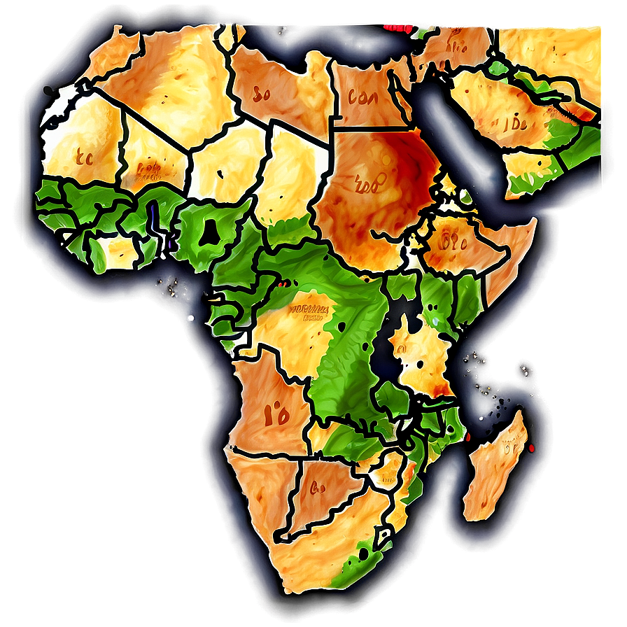 Horn Of Africa Map Png 89 PNG Image